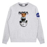 画像5: Unisex Bear Astronaut x NASA  Print  pullover   ユニセックス 男女兼用 ベア宇宙飛行士×NASAナサプリント プルオーバウェット トレーナー (5)