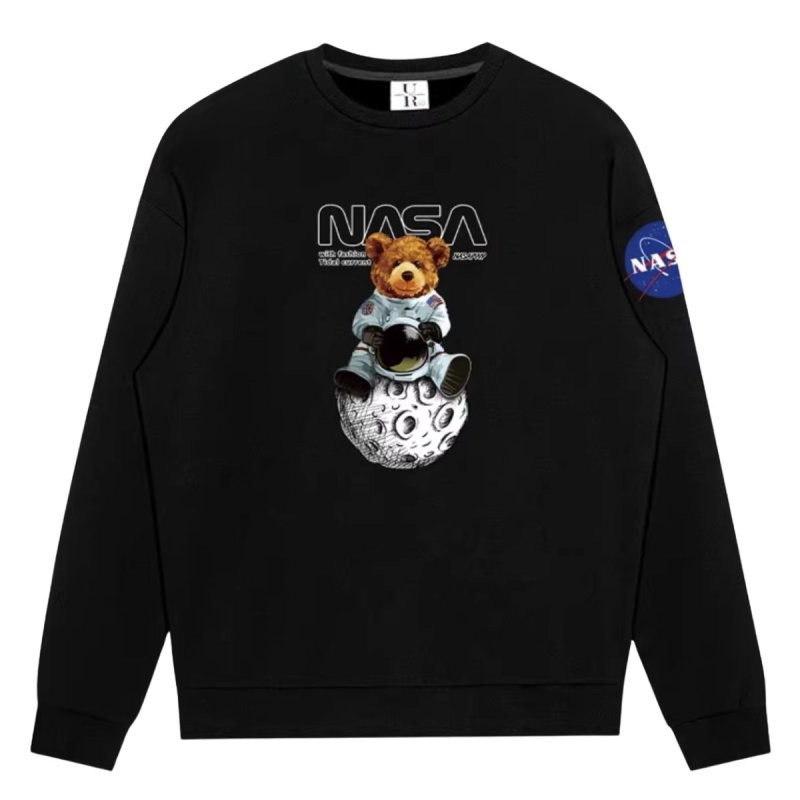 画像3: Unisex Bear Astronaut x NASA  Print  pullover   ユニセックス 男女兼用 ベア宇宙飛行士×NASAナサプリント プルオーバウェット トレーナー (3)