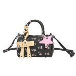 画像10: Star and floral pattern leather 3-way tote shoulder pouch bag　星 花柄 レザー3wayトートショルダーポシェットバッグ (10)