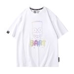 画像4: Unisex BART Simpson face print Round Neck Tshirts 男女兼用 バートシンプソン フェイスプリント Tシャツ (4)