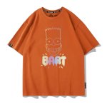 画像10: Unisex BART Simpson face print Round Neck Tshirts 男女兼用 バートシンプソン フェイスプリント Tシャツ (10)
