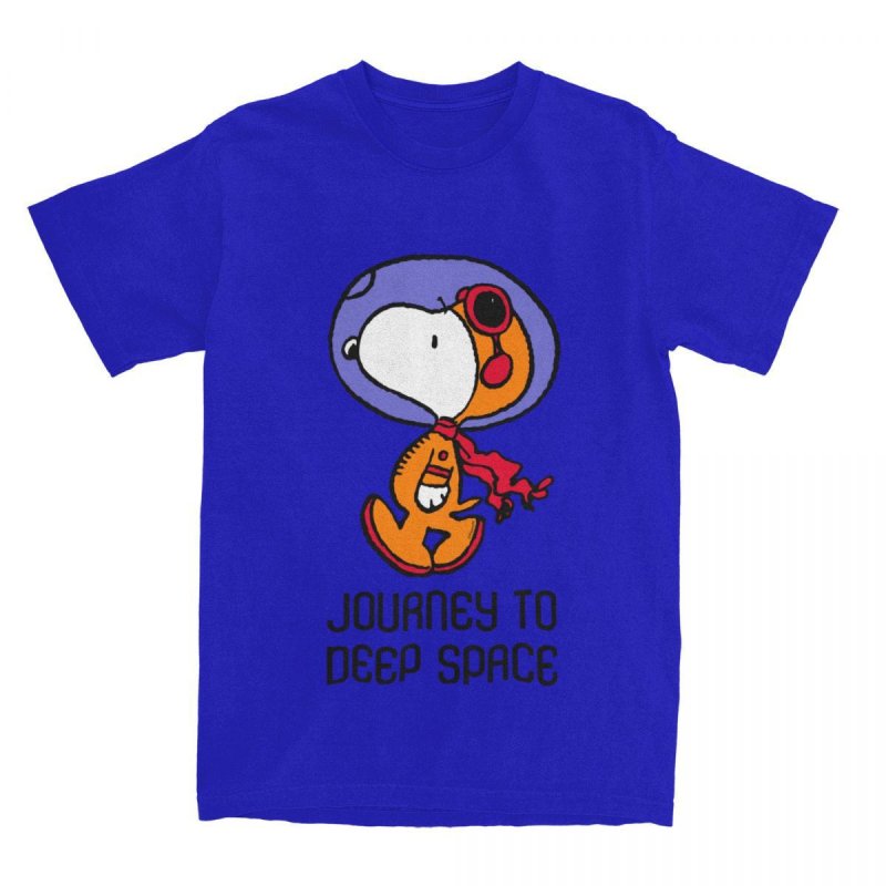 画像7: Unisex Space Snoopy Astronaut print Round Neck Tshirts 男女兼用 宇宙スヌーピー宇宙飛行士プリント Tシャツ (7)