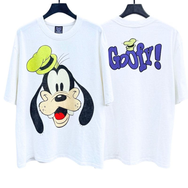 画像1: Goofy double-sided  print Tshirt  　ユニセックス 男女兼用グーフィーダブルサイドプリント 半袖  Tシャツ  (1)