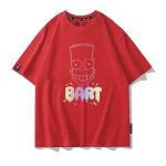 画像8: Unisex BART Simpson face print Round Neck Tshirts 男女兼用 バートシンプソン フェイスプリント Tシャツ (8)