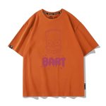 画像9: Unisex BART Simpson face print Round Neck Tshirts 男女兼用 バートシンプソン フェイスプリント Tシャツ (9)