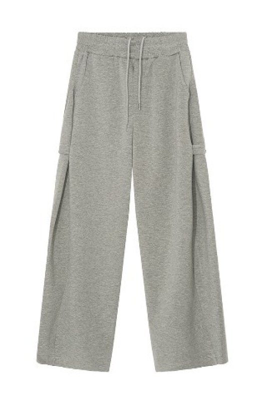 画像5: UnisexWEIR SIDE BUTTON SWEAT PANTS　 男女兼用 ユニセックスワイドレッグサイドボタン スウェットパンツ  (5)