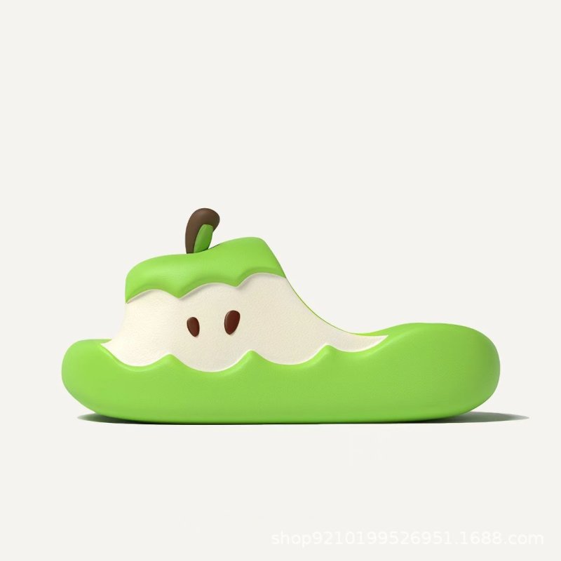 画像3: Apple-themed sandals, slippers, shower sandals  アップルりんごプラットフォームサンダルスリッパシャワーサンダル (3)