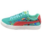 画像1: Colorful embroidered canvas lace-up sneakers　男女兼用ユニセックスカラフル刺繍キャンバスレースアップスニーカー シューズ (1)
