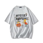 画像3: MYSTERY SIMPSONS Marge Simpson x Bart Simpson Logo T-shirt　ユニセックス 男女兼用 ミステリーシンプソンズ マージシンプソン × バートシンプソンロゴプリント 半袖 Tシャツ (3)