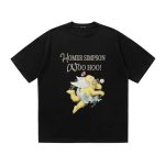 画像2: HOMER SIMPSON WOO HOO angel Print T-shirt　ユニセックス 男女兼用 ホーマーシンプソン 天使 エンジェル プリントTシャツ (2)