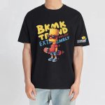画像12: Unisex Bart Simpson x Skateboarding Print  T-shirt  男女兼用 ユニセックスバートシンプソン×スケートボードスケボープリント 半袖 Tシャツ (12)