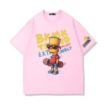 画像10: Unisex Bart Simpson x Skateboarding Print  T-shirt  男女兼用 ユニセックスバートシンプソン×スケートボードスケボープリント 半袖 Tシャツ (10)