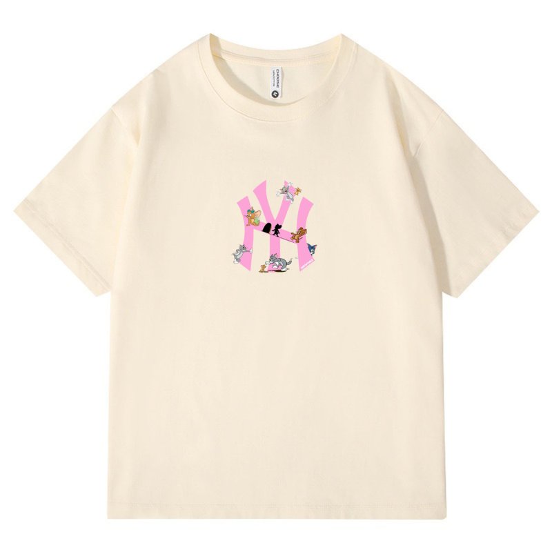画像3: Unisex NY logo x Tom and Jerry Print  T-shirt  男女兼用 ユニセックスNY×トム＆ジェリープリント 半袖 Tシャツ (3)