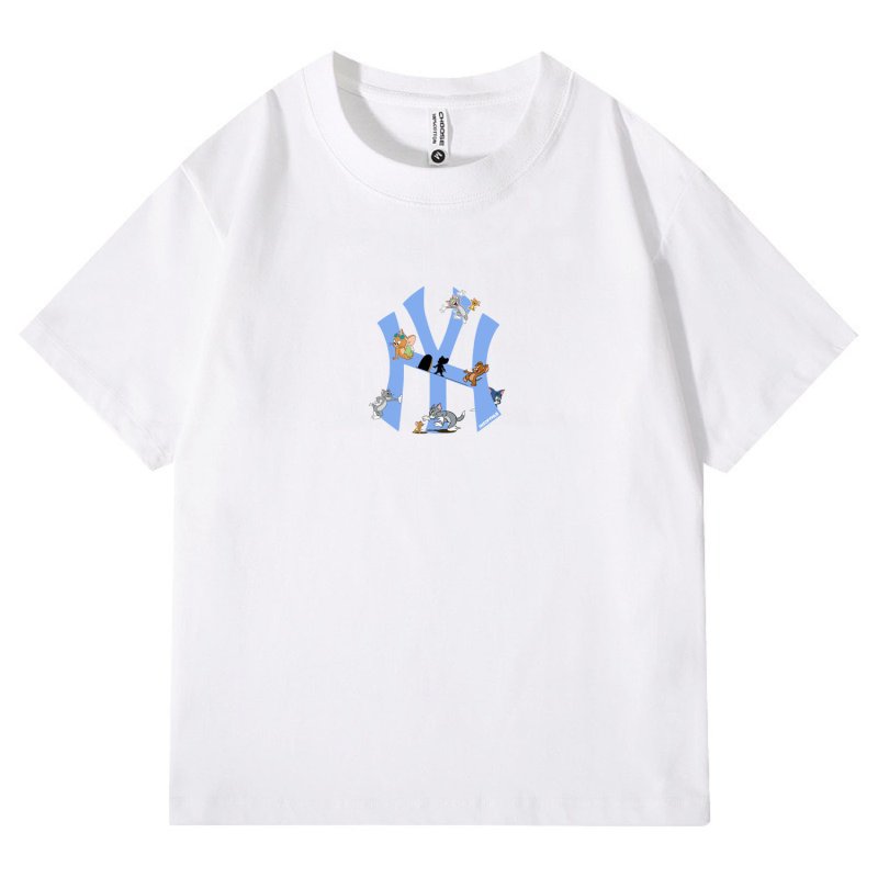 画像2: Unisex NY logo x Tom and Jerry Print  T-shirt  男女兼用 ユニセックスNY×トム＆ジェリープリント 半袖 Tシャツ (2)
