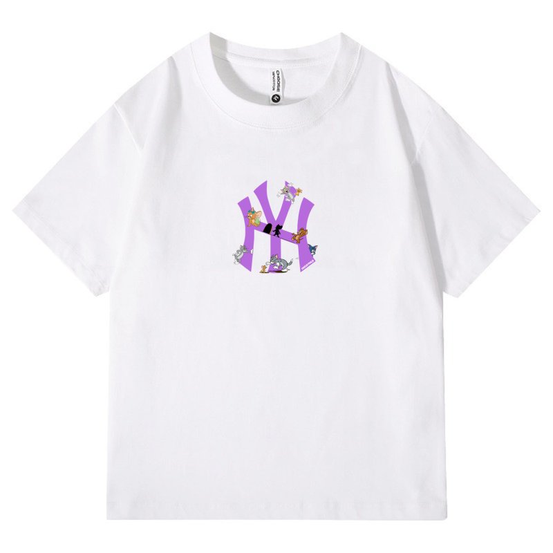 画像2: Unisex NY logo x Tom and Jerry Print  T-shirt  男女兼用 ユニセックスNY×トム＆ジェリープリント 半袖 Tシャツ (2)