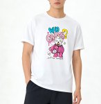 画像2: Unisex black white who cares Costume kaws Skull Print  T-shirt  男女兼用 ユニセックススカルカスタムカウズプリント 半袖 Tシャツ (2)
