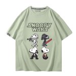 画像17: Unisex SNOOPY WARS STAR WARS print Tshirts 男女兼用 スターウォーズ ×スヌーピー プリント 半袖ラウンドネック Tシャツ ユニセックス ムービーT (17)