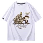 画像4: Unisex SNOOPY WARS STAR WARS print Tshirts 男女兼用 スターウォーズ ×スヌーピー プリント 半袖ラウンドネック Tシャツ ユニセックス ムービーT (4)