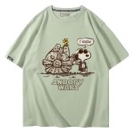 画像18: Unisex SNOOPY WARS STAR WARS print Tshirts 男女兼用 スターウォーズ ×スヌーピー プリント 半袖ラウンドネック Tシャツ ユニセックス ムービーT (18)