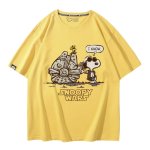 画像8: Unisex SNOOPY WARS STAR WARS print Tshirts 男女兼用 スターウォーズ ×スヌーピー プリント 半袖ラウンドネック Tシャツ ユニセックス ムービーT (8)