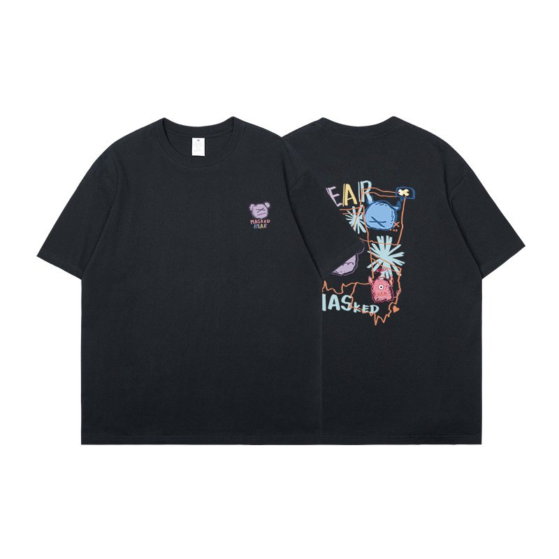 画像5: KAWS Bear Print short sleeve T-shirt  ユニセックス 男女兼用カウズベアポッププリント 半袖Tシャツ (5)