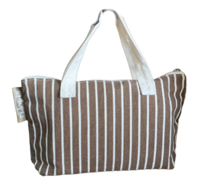 画像2: Snoopy & Woodstock Canvas Horizontal Tote Bag　スヌーピー＆ウッドストックキャンバストートバッグ (2)