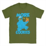 画像6: Unisex Sesame Street More Cookies x Cookie Monster Print  T-shirt  男女兼用 ユニセックスセサミストリートモアクッキー×クッキーモンスタープリント 半袖 Tシャツ (6)