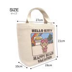 画像16: Hawaii Suntan Kitty Canvas Tote Shoulder Bag Shopping Eco Bag　ハワイ日焼けキティーキャンバストートショルダーバッグ通勤通学ショッピング (16)
