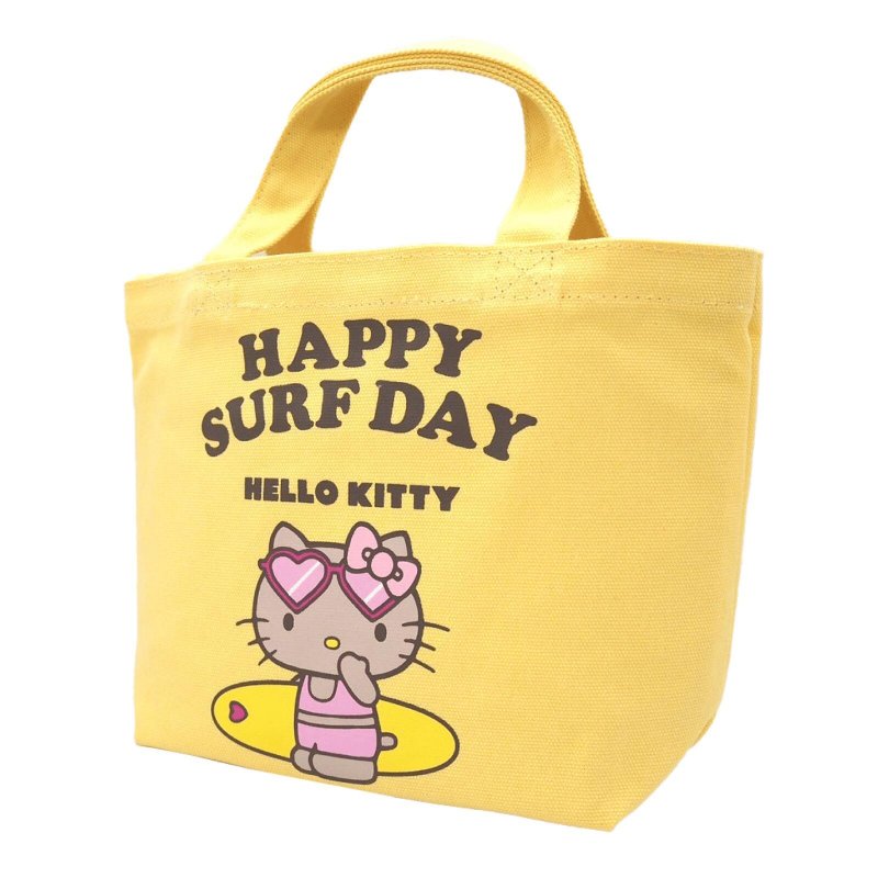 画像12: Hawaii Suntan Kitty Canvas Tote Shoulder Bag Shopping Eco Bag　ハワイ日焼けキティーキャンバストートショルダーバッグ通勤通学ショッピング (12)