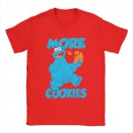 画像8: Unisex Sesame Street More Cookies x Cookie Monster Print  T-shirt  男女兼用 ユニセックスセサミストリートモアクッキー×クッキーモンスタープリント 半袖 Tシャツ (8)