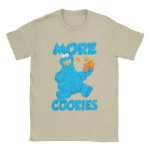 画像4: Unisex Sesame Street More Cookies x Cookie Monster Print  T-shirt  男女兼用 ユニセックスセサミストリートモアクッキー×クッキーモンスタープリント 半袖 Tシャツ (4)