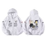 画像3: Unisex SNOOPY PEANUTS WARS and THE FORCE IS STRONG WITH THIS ONE STAR WARS print Sweat Zip-up Hoodie 男女兼用 スターウォーズ ×スヌーピー プリント スウェット ジップアップ パーカー  ユニセックス ムービー (3)
