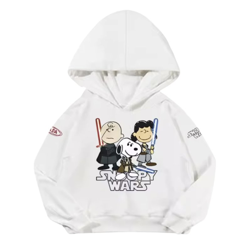 画像5: Unisex NASA SNOOPY PEANUTS WARS and THE FORCE IS STRONG WITH THIS ONE STAR WARS print Sweat Hoodie 男女兼用 ナサ スターウォーズ ×スヌーピー プリント スウェット パーカー  ユニセックス ムービー (5)