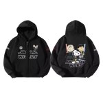 画像12: Unisex SNOOPY PEANUTS WARS and THE FORCE IS STRONG WITH THIS ONE STAR WARS print Sweat Zip-up Hoodie 男女兼用 スターウォーズ ×スヌーピー プリント スウェット ジップアップ パーカー  ユニセックス ムービー (12)