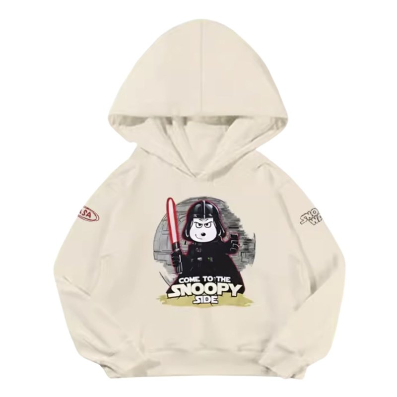 画像2: Unisex NASA SNOOPY PEANUTS WARS and THE FORCE IS STRONG WITH THIS ONE STAR WARS print Sweat Hoodie 男女兼用 ナサ スターウォーズ ×スヌーピー プリント スウェット パーカー  ユニセックス ムービー (2)
