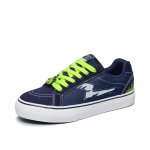 画像3: Flame Embroidered leather platform lace-up sneakers　男女兼用ユニセックスプラットフォーム厚底炎フレイム刺繍レザーレースアップスニーカー シューズ (3)