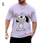 画像6: Uniex Big Snoopy Print  T-shirt  男女兼用 ユニセックスビッグスヌーピープリント 半袖 Tシャツ (6)