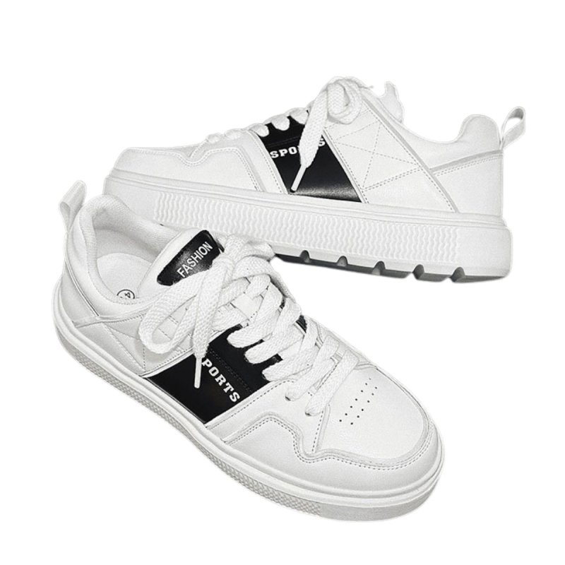 画像2: Bicolor leather lace-up sneakers shoes 男女兼用 ユニセックス レザーバイカラーレースアップ スニーカー (2)
