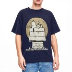 画像3: Uniex Nap Snoopy Vintage Print  T-shirt  男女兼用 ユニセックスナップスヌーピーヴィンテージスタイルプリント 半袖 Tシャツ (3)