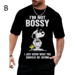 画像3: Uniex Big Snoopy Print  T-shirt  男女兼用 ユニセックスビッグスヌーピープリント 半袖 Tシャツ (3)
