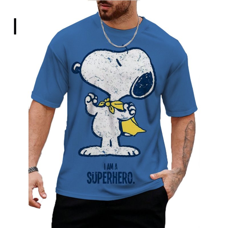 画像10: Uniex Big Snoopy Print  T-shirt  男女兼用 ユニセックスビッグスヌーピープリント 半袖 Tシャツ (10)