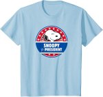 画像8: Uniex President Print Snoopy  T-shirt  男女兼用 ユニセックスプレジデントスヌーピープリント 半袖 Tシャツ (8)