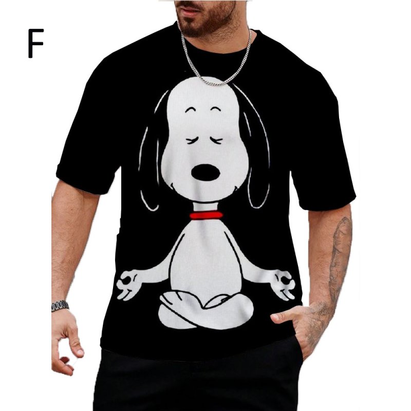画像7: Uniex Big Snoopy Print  T-shirt  男女兼用 ユニセックスビッグスヌーピープリント 半袖 Tシャツ (7)