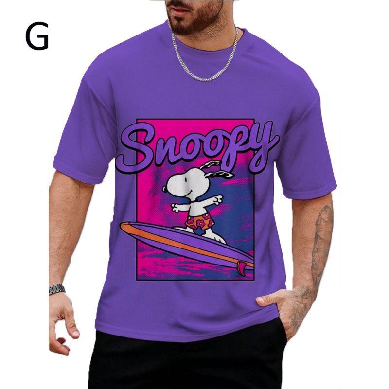 画像8: Uniex Big Snoopy Print  T-shirt  男女兼用 ユニセックスビッグスヌーピープリント 半袖 Tシャツ (8)
