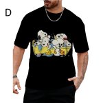 画像5: Uniex Big Snoopy Print  T-shirt  男女兼用 ユニセックスビッグスヌーピープリント 半袖 Tシャツ (5)