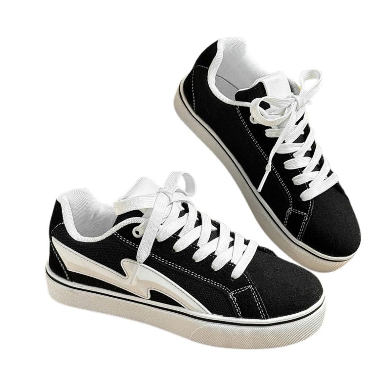 画像5: Lightning pattern lace-up sneakers　男女兼用ユニセックスライトニングレースアップスニーカー シューズ (5)