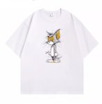 画像2: Uniex Tom & Jerry Tom drawing Tom print  T-shirt  男女兼用 ユニセックストムとジェリースケッチトムプリント 半袖 Tシャツ (2)