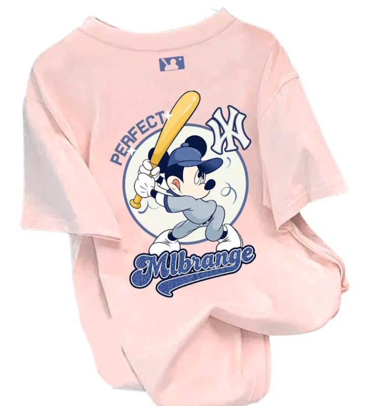 画像7: Uniex  NY Batter Mickey Mouse print  T-shirt  男女兼用 ユニセックスNYバッターミッキーマウスプリント 半袖 Tシャツ (7)