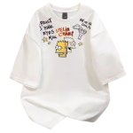 画像3: Uniex Bart Simpson  print  T-shirt  男女兼用 ユニセックスバートシンプソンプリント 半袖 Tシャツ (3)