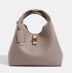 画像14: Leather Chance Recycled Turn-Lock Bucket Bag　ユニセックス男女兼用レザーターンロックバケットトートショルダークロスボディーバッグ (14)